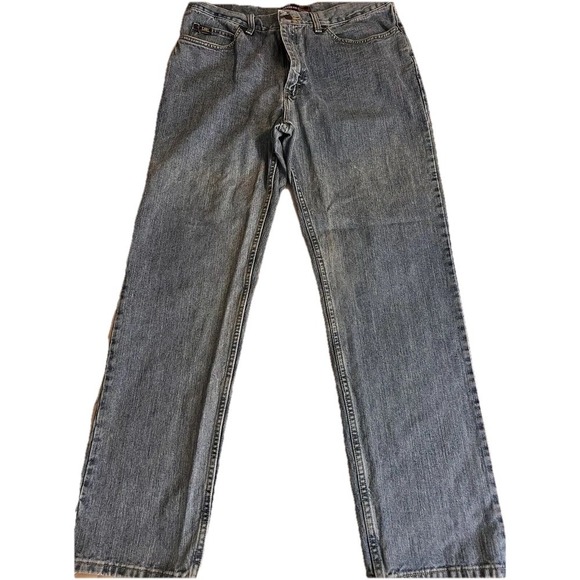 Lee Men's‎ Blue Jeans W36 L34 Relaxed Fit Straight Leg Measures L33.5 Vintage - Picture 1 of 13